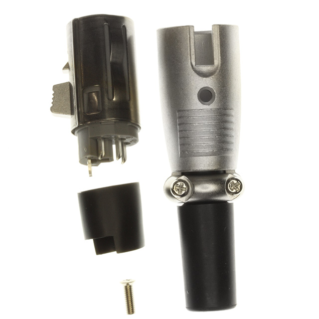 CONN PLUG FMALE 4P SOLDER CUP