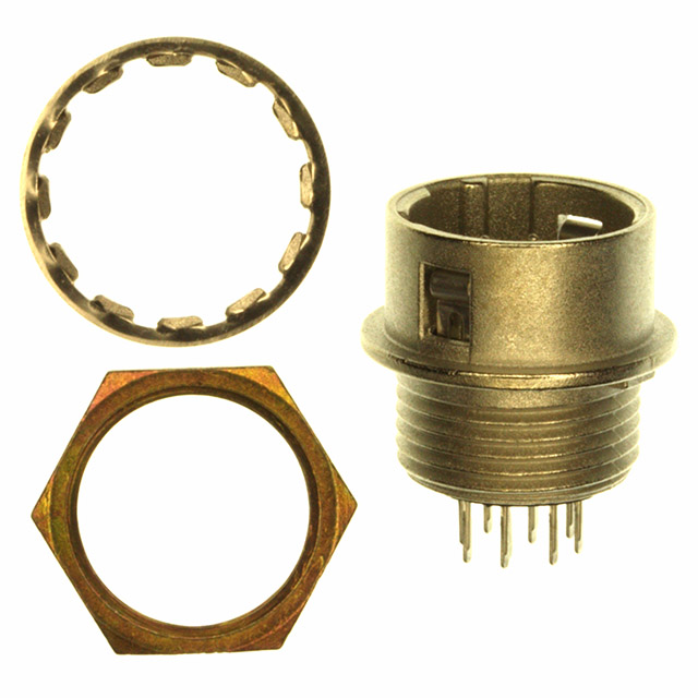 CONN RCPT MALE 10POS SOLDER