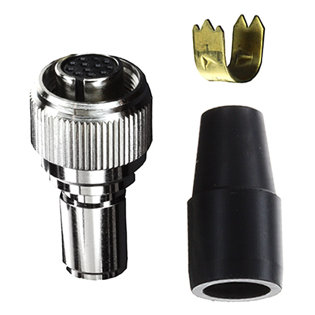 CONN PLUG FMALE 12POS SOLDER CUP