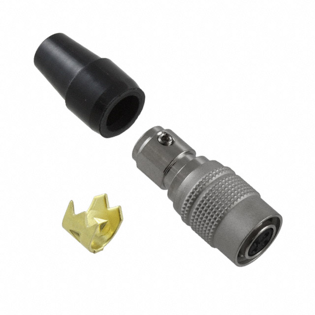 CONN PLUG FMALE 4POS SOLDER CUP