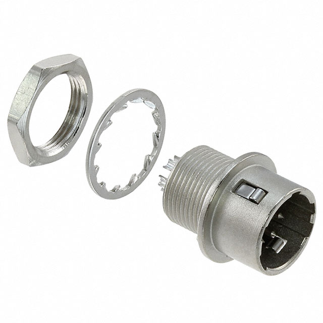 CONN RCPT MALE 6POS SOLDER CUP