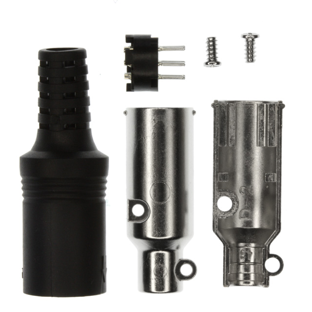 CONN PLUG MALE 8P TIN SOLDER CUP