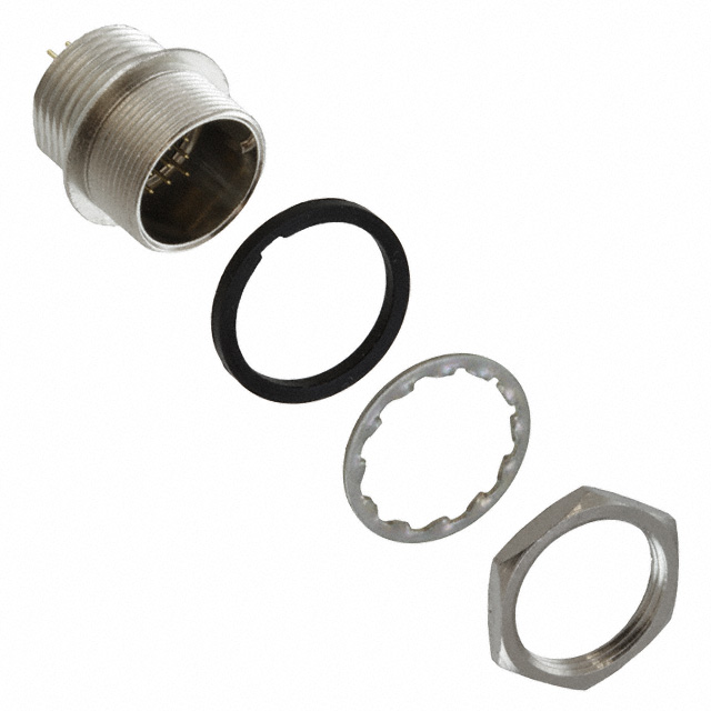 CONN RCPT MALE 12POS GOLD SOLDER