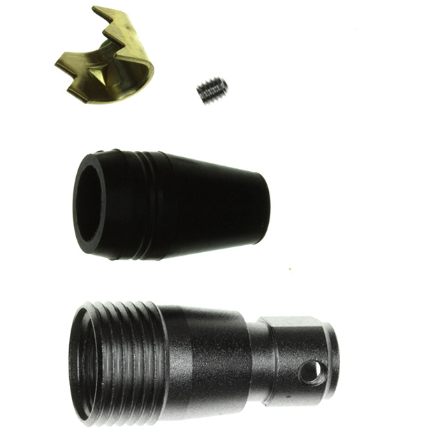 CONN JACK MALE 6P GOLD SLDR CUP