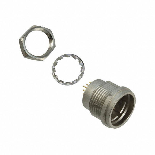 CONN RCPT MALE 12POS GOLD SOLDER