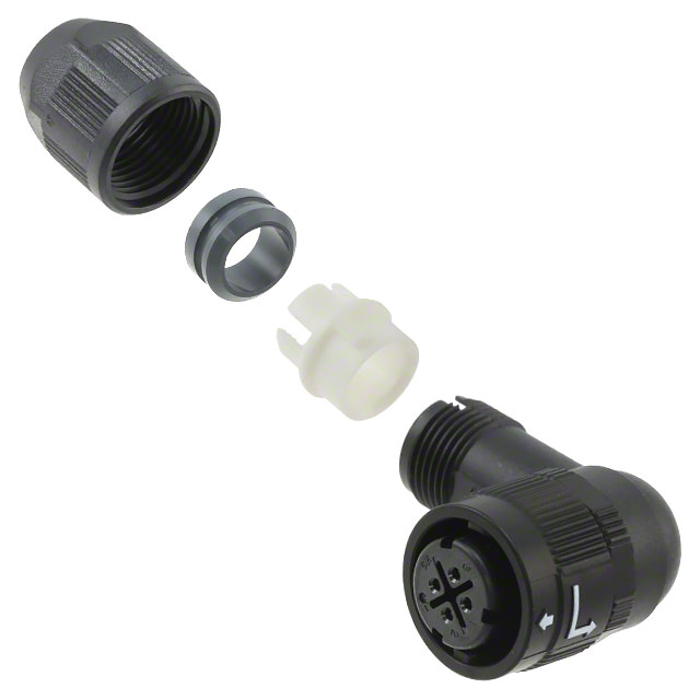 CONN PLUG FMALE 4P SOLDER CUP
