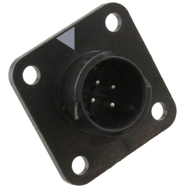 CONN RCPT MALE 4P SILV SLDR CUP