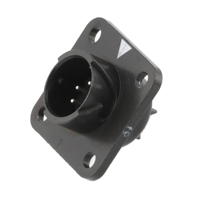 CONN RCPT MALE 4P SILV SLDR CUP
