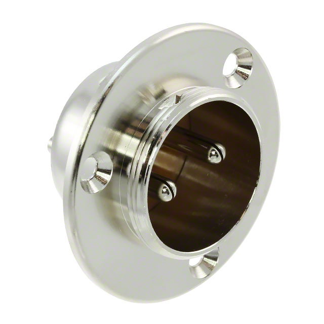 CONN RCPT MALE 2P SOLDER CUP