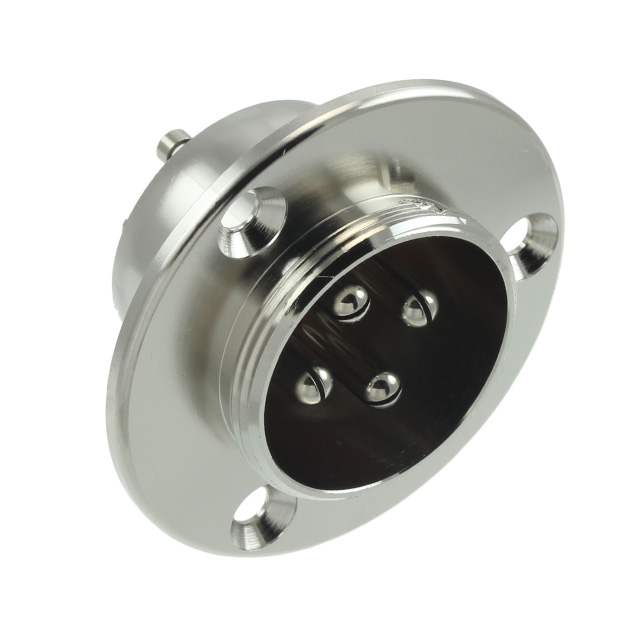 CONN RCPT MALE 4P SOLDER CUP