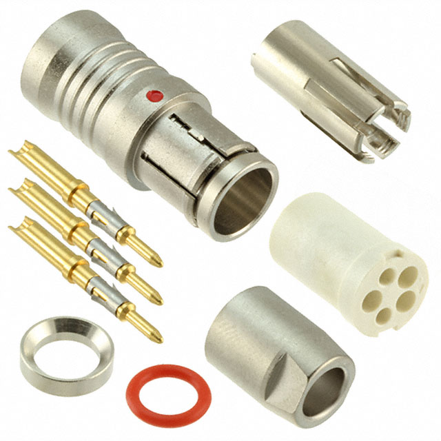 CONN PLUG MALE 3POS GOLD CRIMP