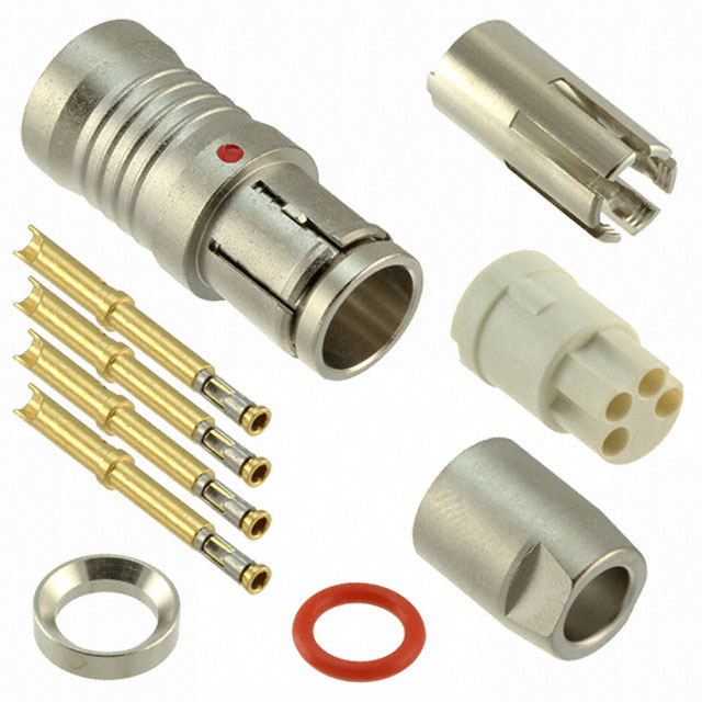 CONN PLUG FMALE 4POS GOLD CRIMP
