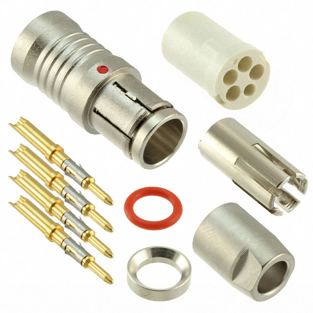CONN PLUG MALE 4POS GOLD CRIMP