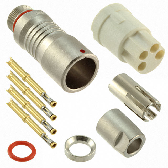 CONN RCPT FMALE 4POS GOLD CRIMP