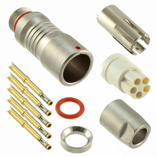 CONN RCPT FMALE 5POS GOLD CRIMP