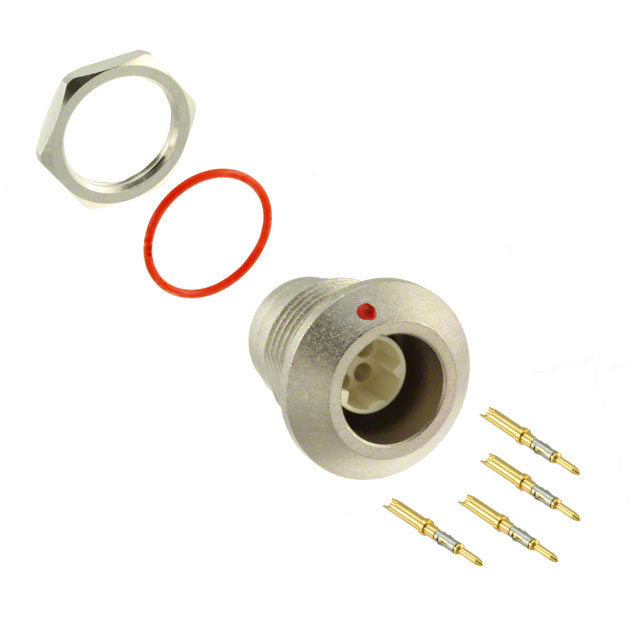CONN RCPT MALE 4POS GOLD CRIMP
