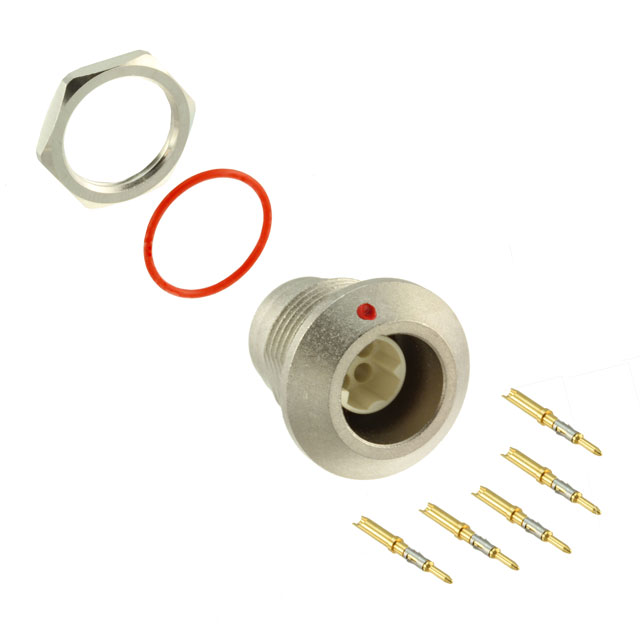 CONN RCPT MALE 5POS GOLD CRIMP