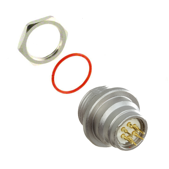 CONN RCPT MALE 6POS GOLD SOLDER