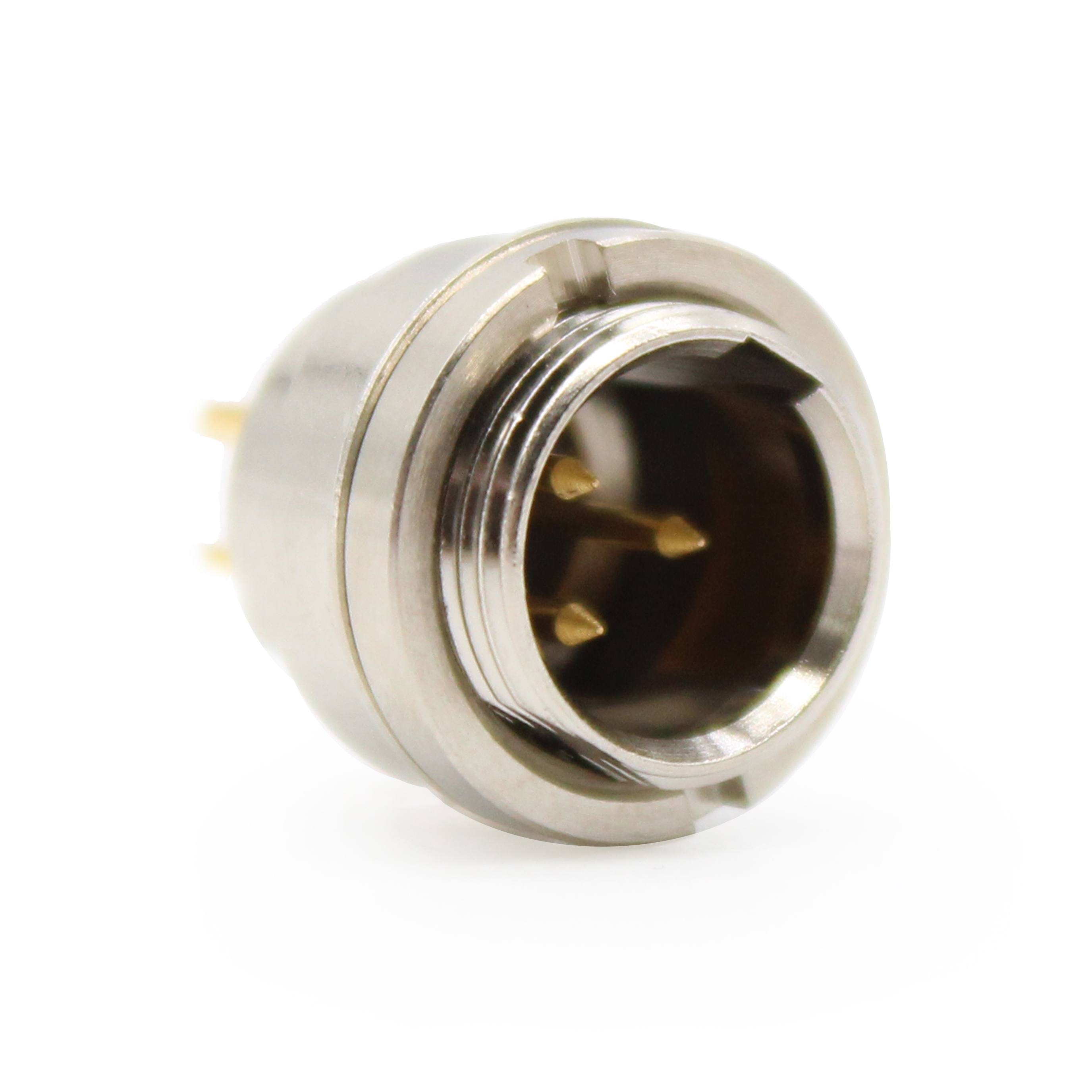 CONN RCPT MALE MINI XLR 3POS SLD
