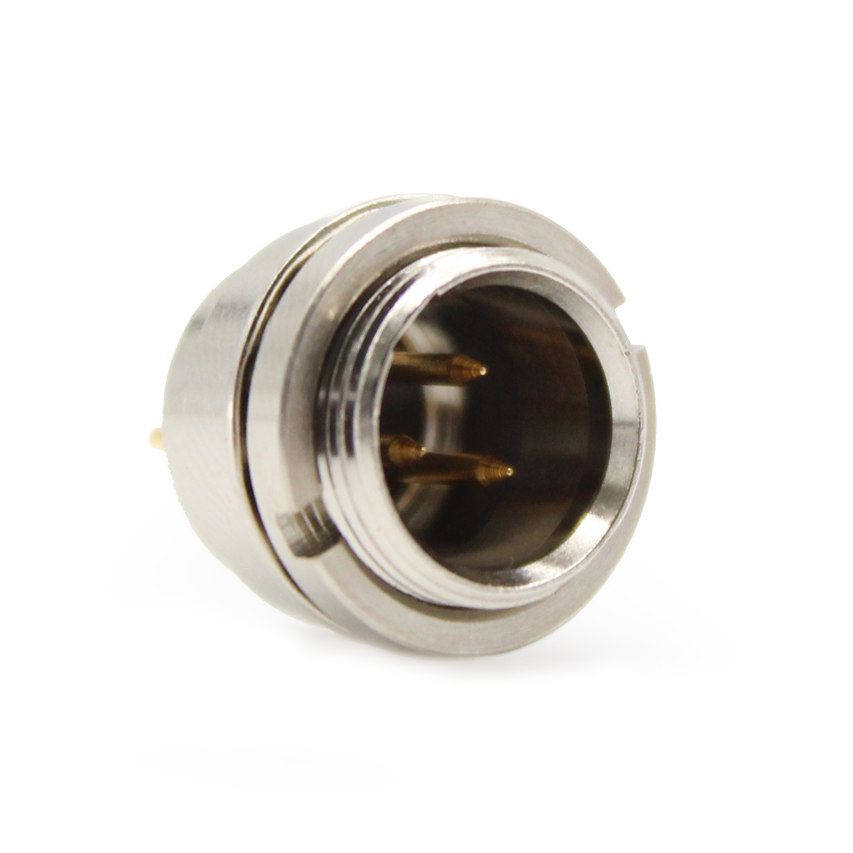 CONN RCPT MALE MINI XLR 3POS SLD