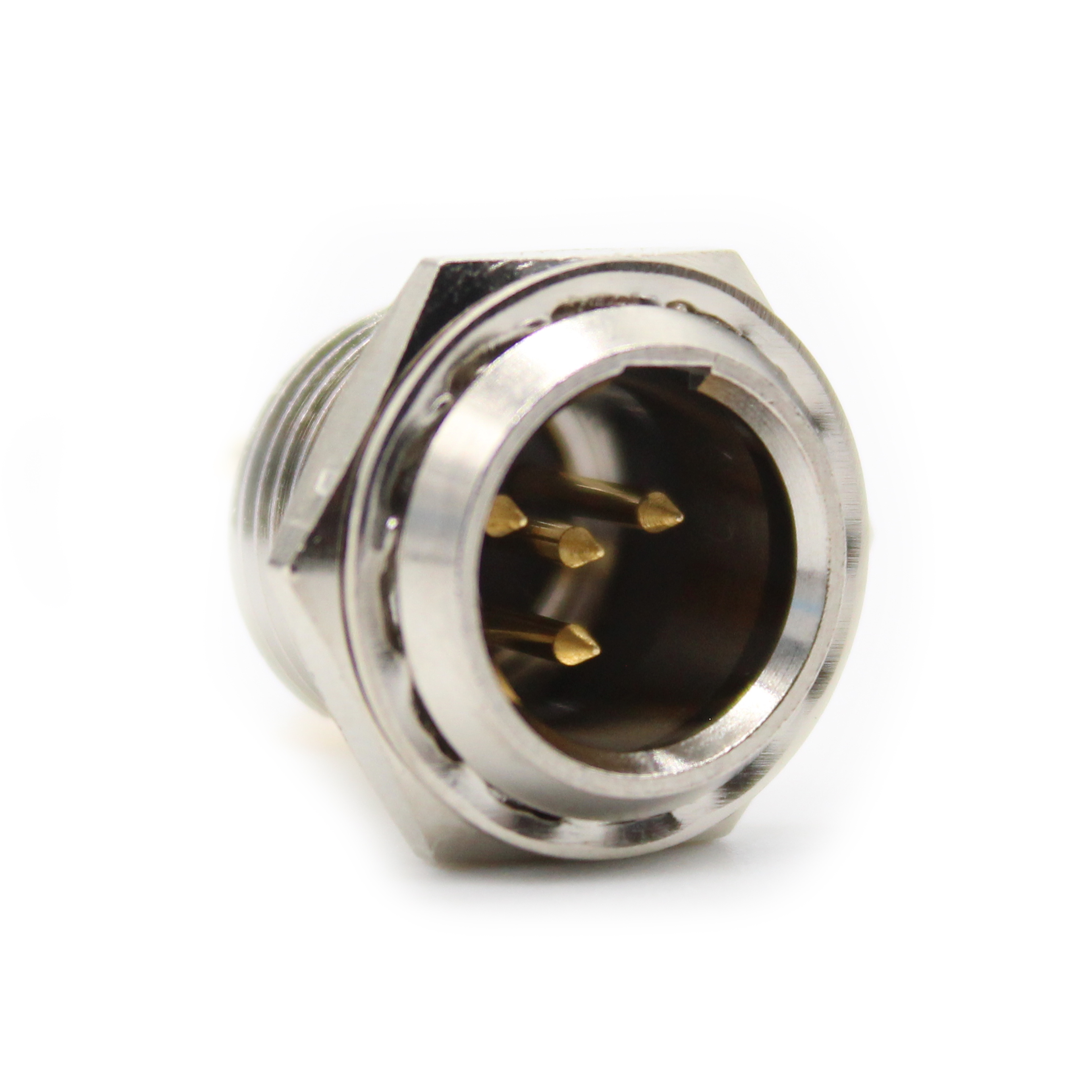 CONN RCPT MALE MINI XLR 4POS SLD