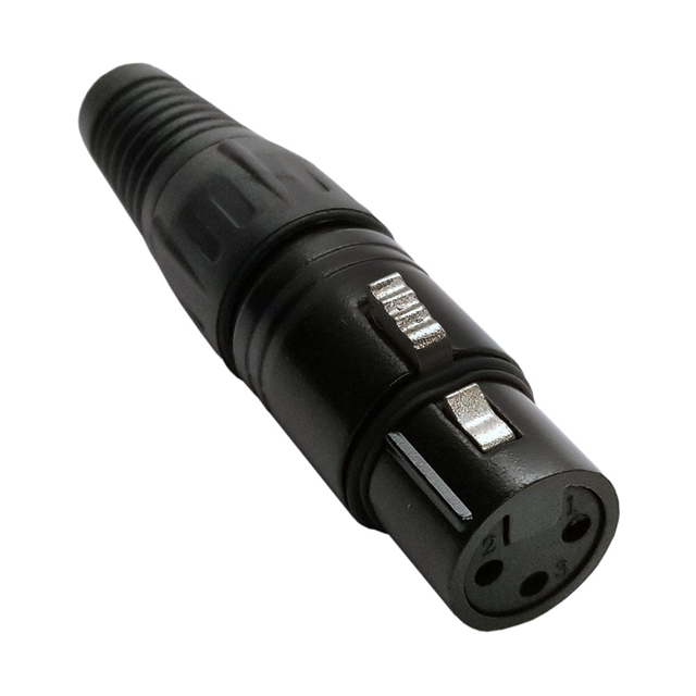 CONN PLUG FMALE XLR 3POS GOLD