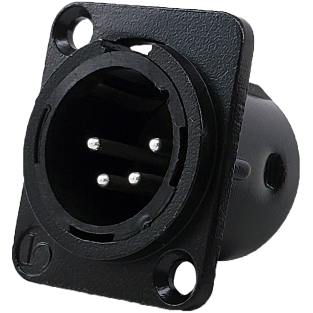 JL SERIES,4 PIN XLR MALE RECEPTA
