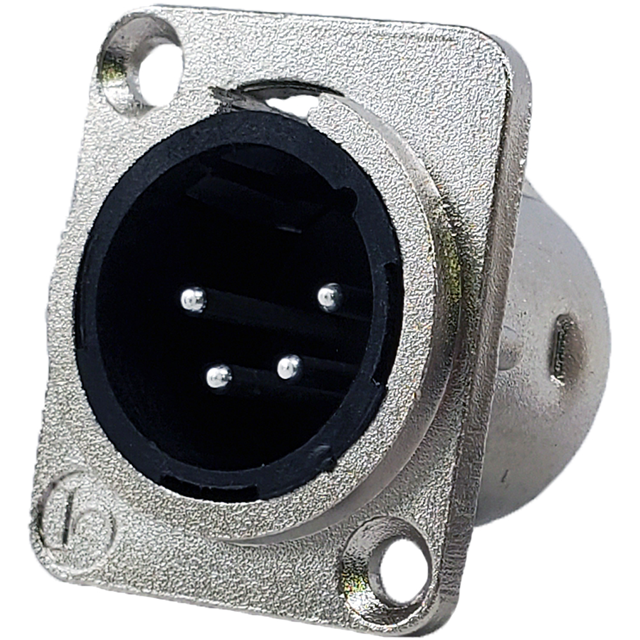 JL SERIES,4 PIN XLR MALE RECEPTA