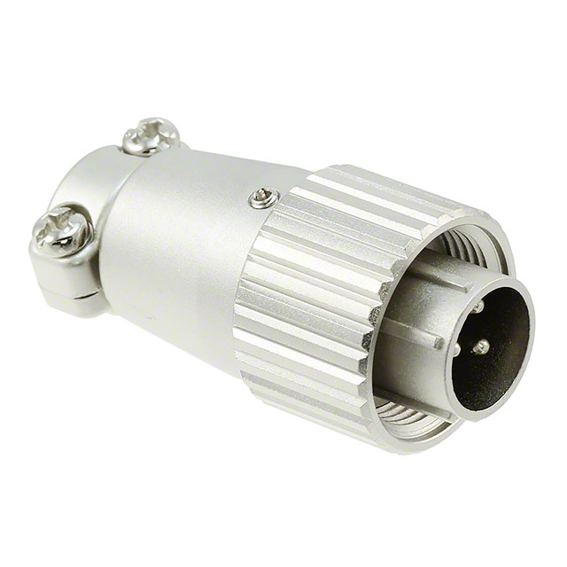 CONN PLUG MALE 3P SILV SLDR CUP