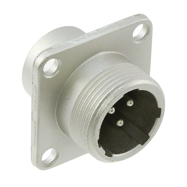 CONN RCPT MALE 3P SILV SLDR CUP