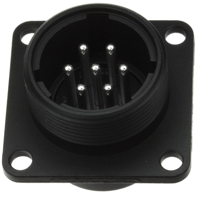 CONN RCPT MALE 7P SILV SLDR CUP