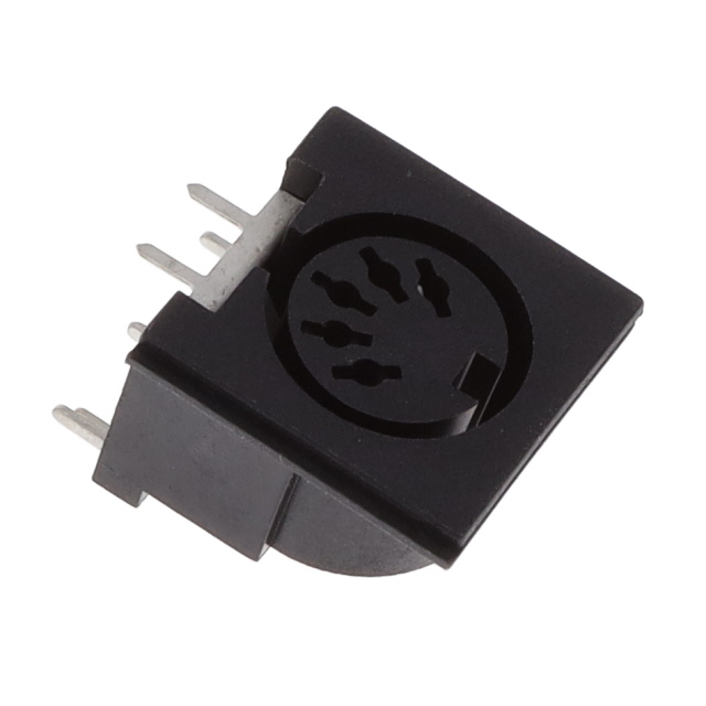 CONN RCPT FMALE MINI DIN 5P SLDR
