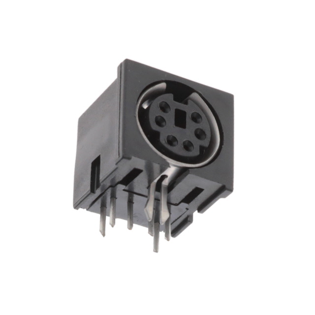 CONN RCPT FMALE MINI DIN 6P SLDR