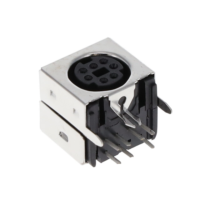 CONN RCPT FMALE MINI DIN 7P SLDR