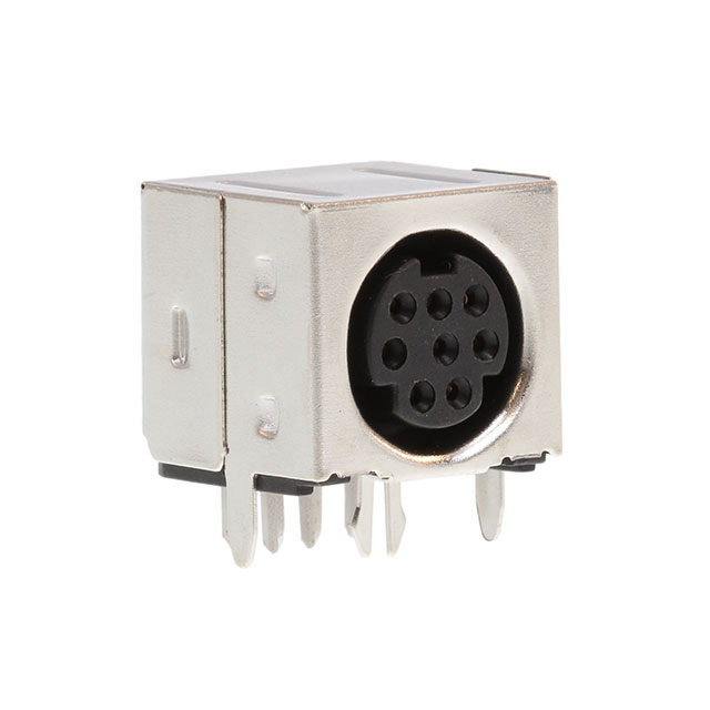 CONN RCPT FMALE MINI DIN 8P SLDR