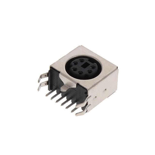CONN RCPT FMALE MINI DIN 6P SLDR