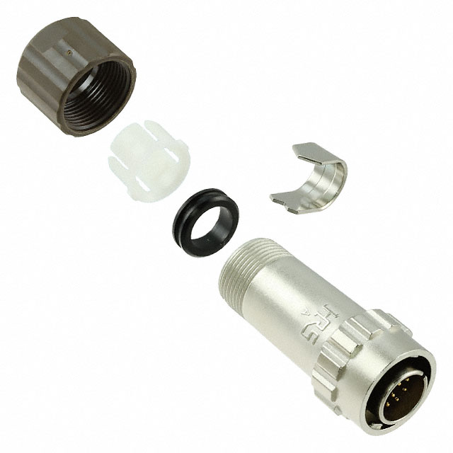 CONN PLUG MALE 12P GOLD SLDR CUP