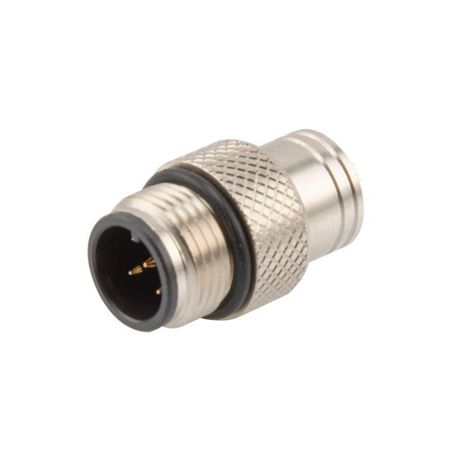 M12 5P A-CODE MOLD CONNECTOR, MA