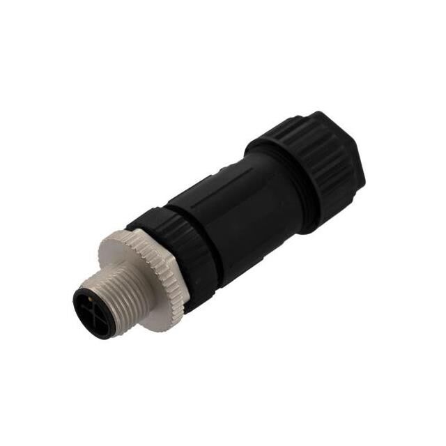 M12 FIELD TERM, 4SM, 16-20AWG, S