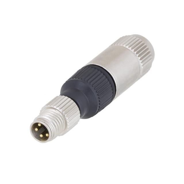 M8 4P-M FIELD TERM 24-20AWG