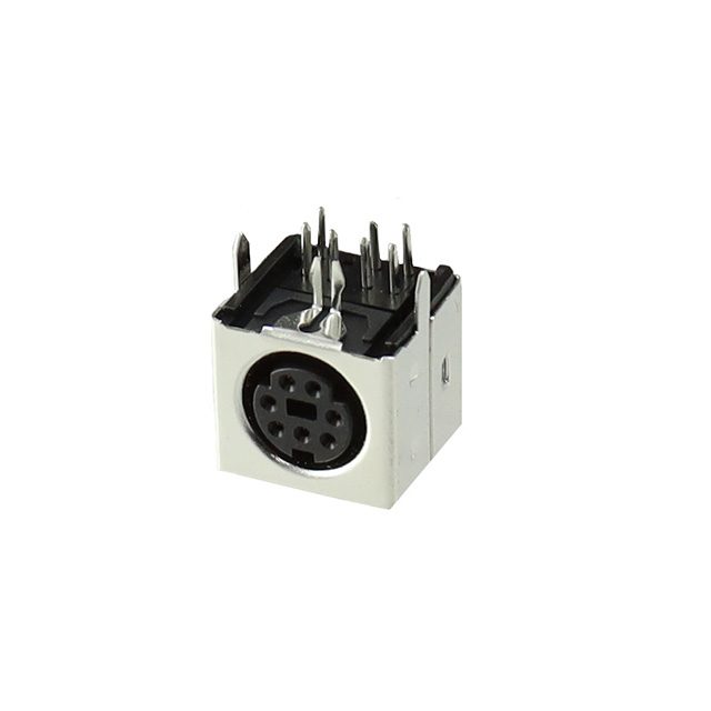 CONN JACK FMALE MINI DIN 7P SLDR