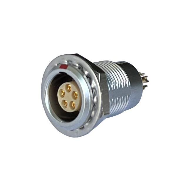 CONN RCPT FMALE 5P GOLD SLDR CUP
