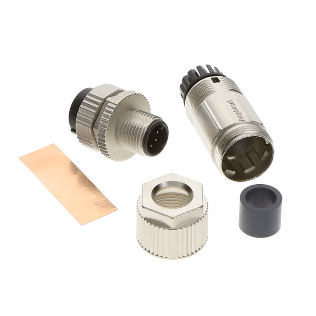 M SERIES, M12, 2A, 06 PINS, FIEL