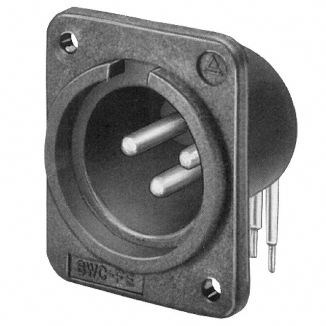 CONN RCPT MALE XLR 3P SOLDER