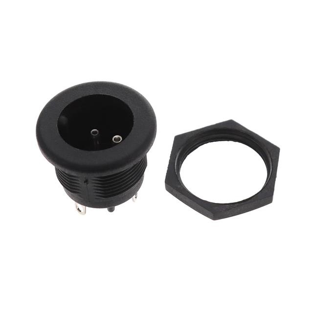CONN RCPT MALE 3POS SOLDER TABS