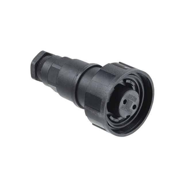 CONN PLUG FMALE 2P NICKEL SCREW