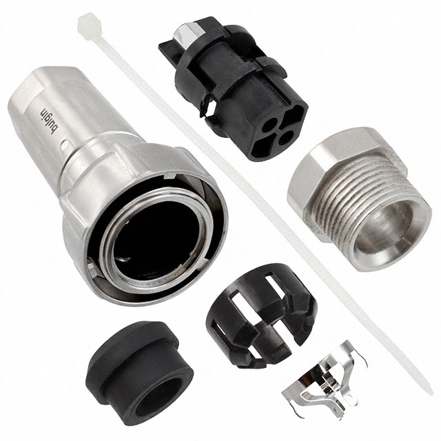CONN PLUG FMALE 2P NICKEL SCREW