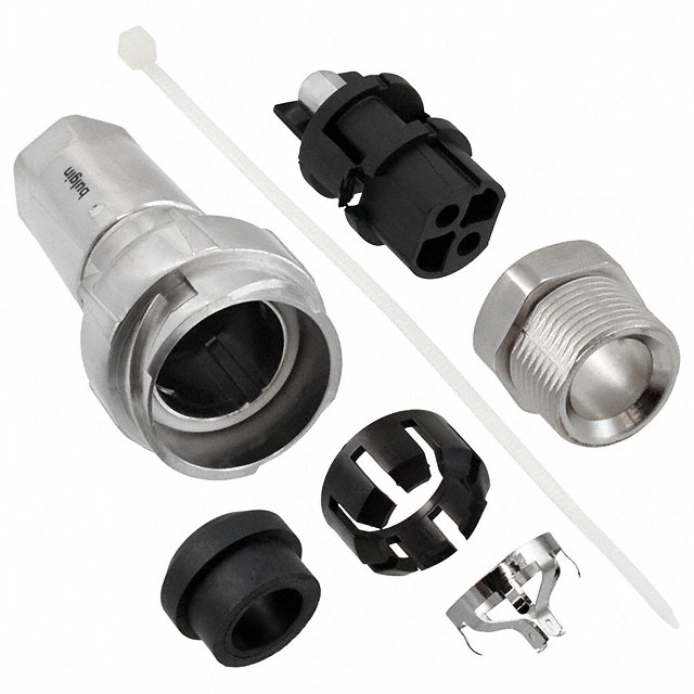CONN RCPT FMALE 2P NICKEL SCREW