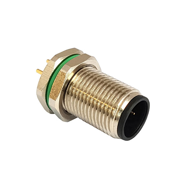 CONN RCPT MALE 4POS GOLD SOLDER