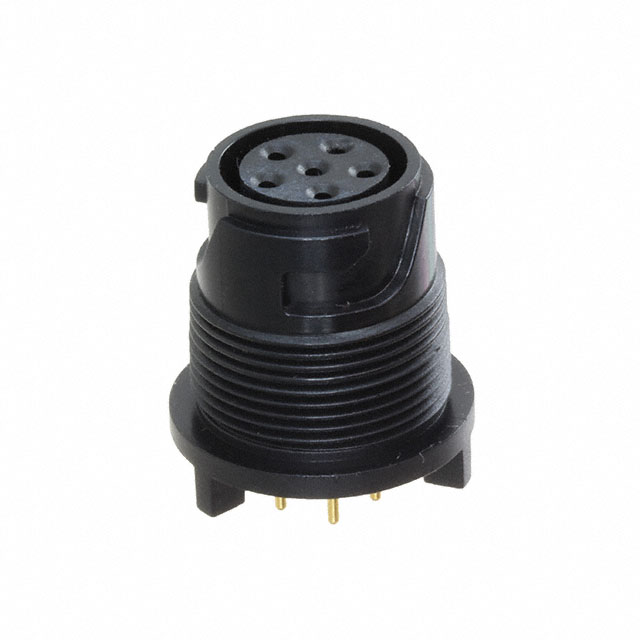 CONN RCPT FMALE 6POS GOLD SOLDER